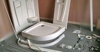 Установка душевой кабины Ялта, цена от 3036 руб.